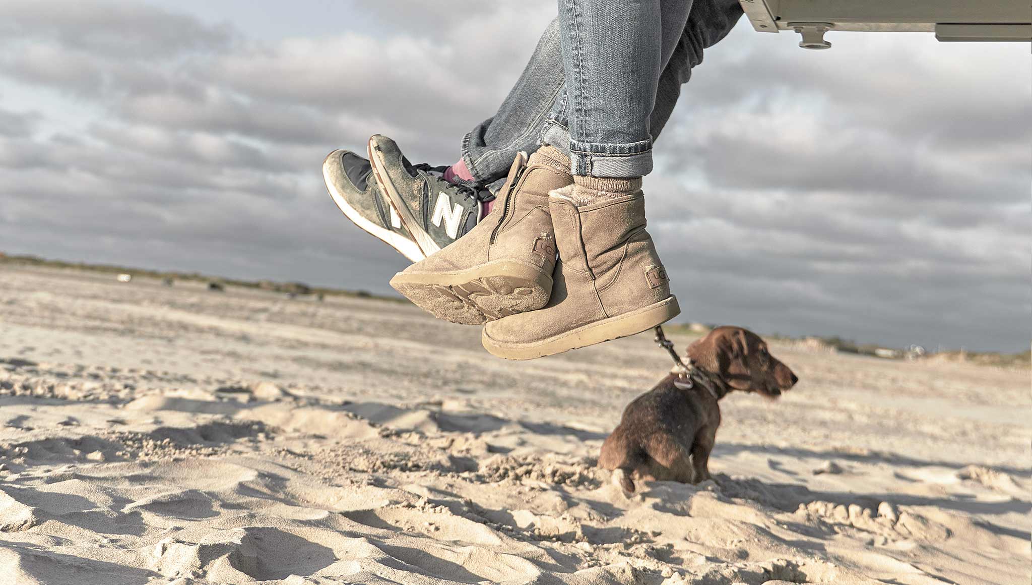 Mit Hund am Strand von St. Peter-Ording entspannen